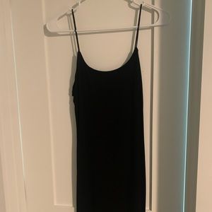Adorable black mini dress! Thick yet airy material. Size M!